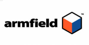 A logo for RTP Solutions featuring the word armfield.